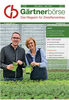 Gärtnerbörse - Ausgabe 2022/01 Gärtnerbörse - Ausgabe 2022/01