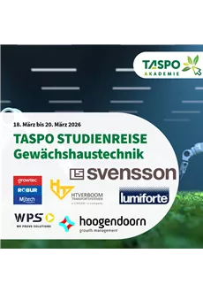 TASPO Studienreise: Gewächshaustechnik