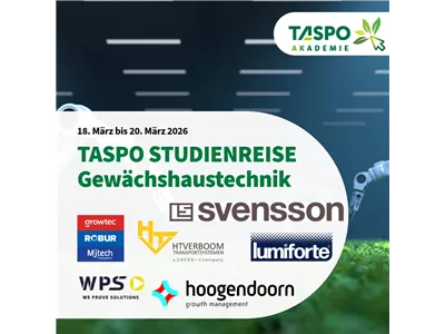TASPO Studienreise: Gewächshaustechnik